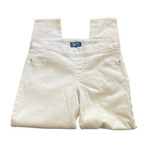 Old Navy Denim White Jeans Sz 6R Rockstar Jeggings EUC #1855